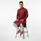 Premium Red Embroidered Men’s Kurta – Traditional Ethnic Wear for Weddings & Festive Celebrations